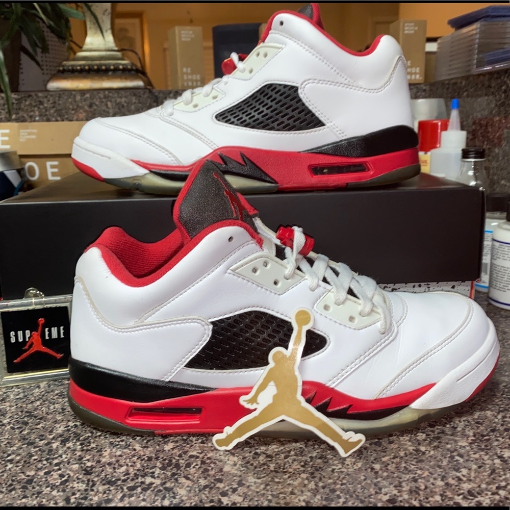 Air Jordan 5 Low 'Fire Red' 2016 819171-101